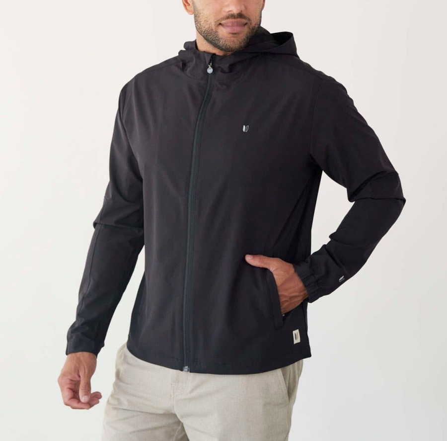 Men Linksoul Windbreakers | Stormer Hooded Full-Zip Windbreaker