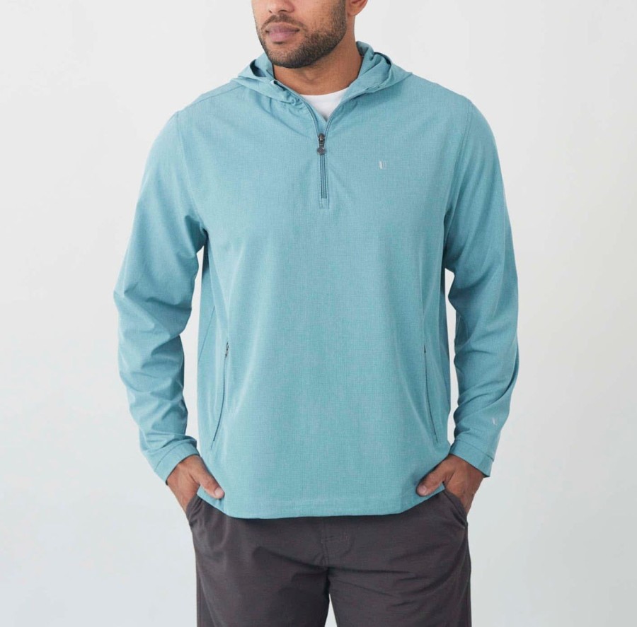 Men Linksoul Hoodies | Boardwalker Ac Hooded Quarter-Zip