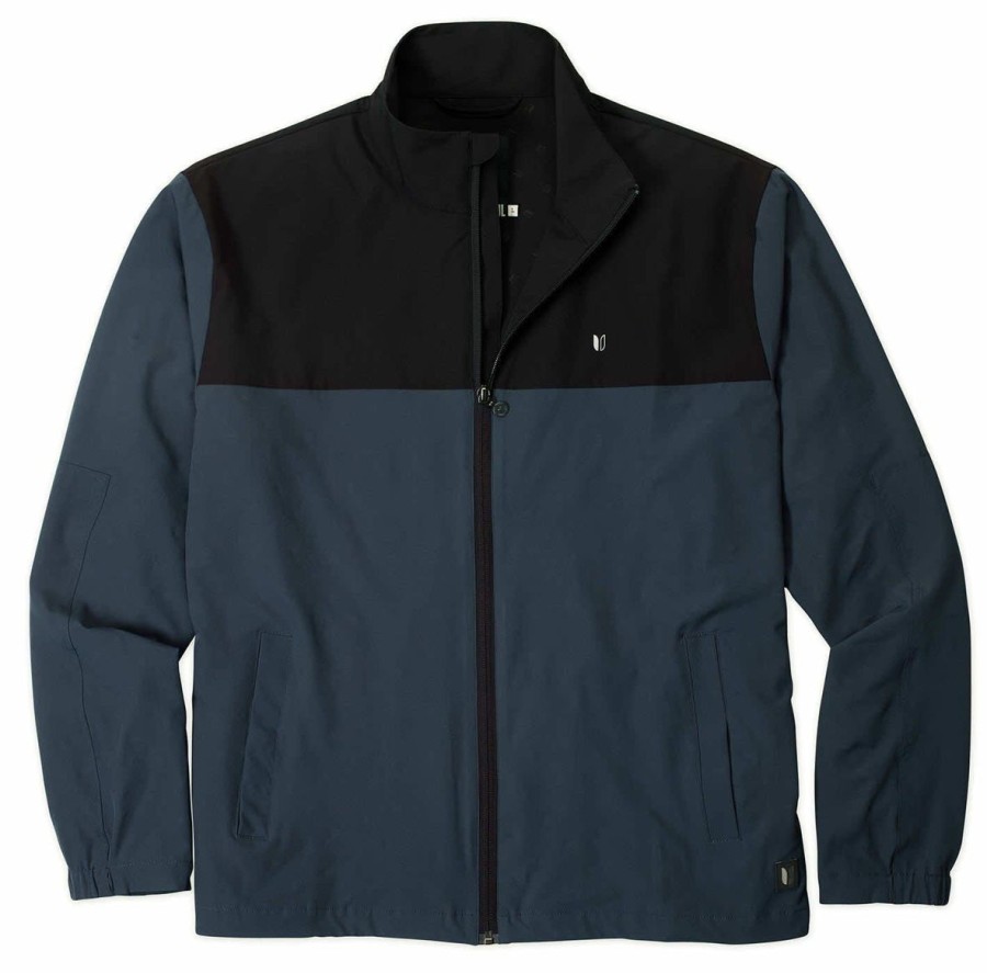 Men Linksoul Jackets & Zip Layers | Colorblock Stormer Full-Zip Windbreaker