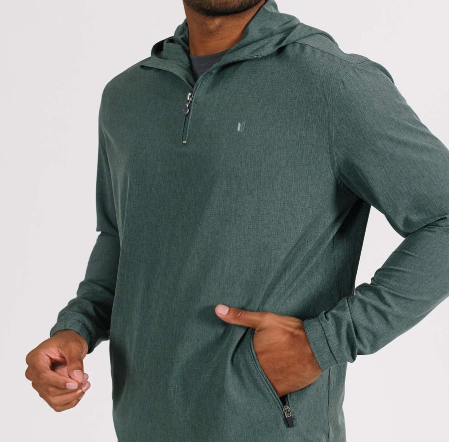 Men Linksoul Hoodies | Boardwalker Ac Hooded Quarter-Zip