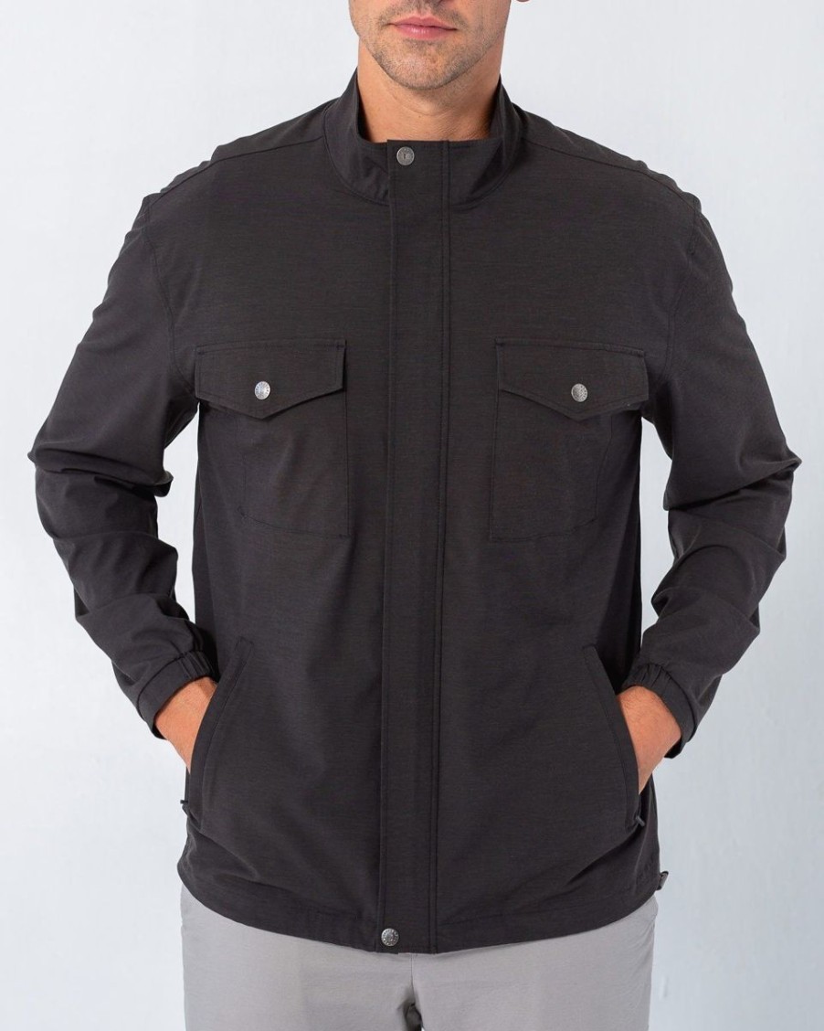 Men Linksoul Windbreakers | Boardwalker Full-Zip Windbreaker