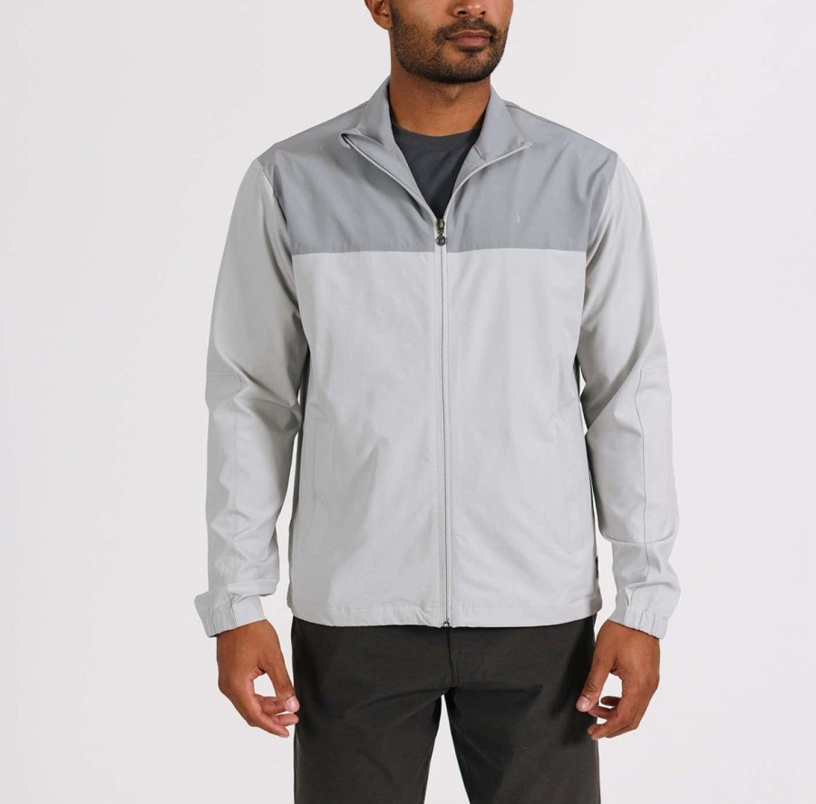 Men Linksoul Windbreakers | Colorblock Stormer Full-Zip Windbreaker