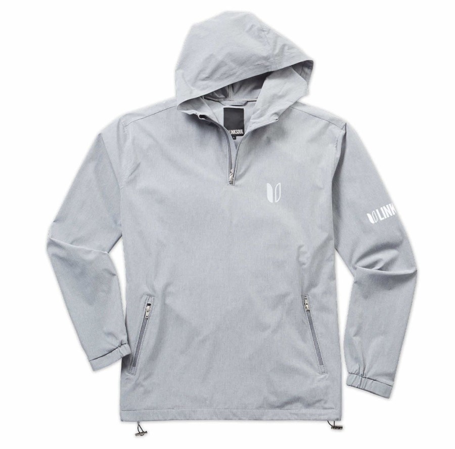 Men Linksoul Tour Logo | Tour Logo Boardwalker Ac Hooded Quarter-Zip