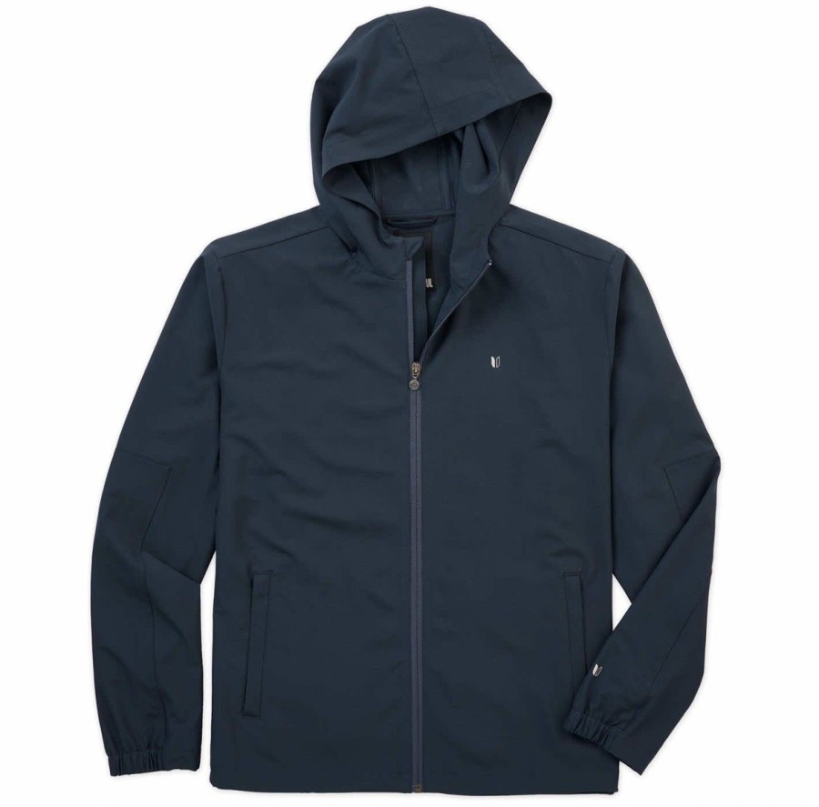 Men Linksoul Outerwear | Stormer Hooded Full-Zip Windbreaker