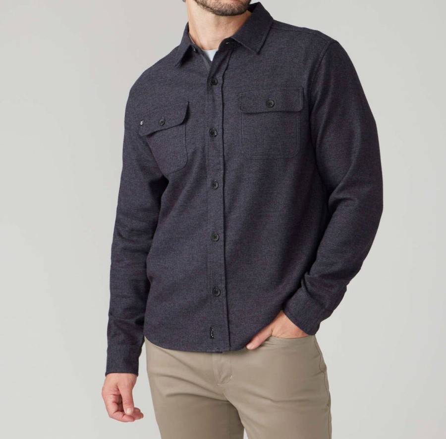 Men Linksoul Full Buttons | Anchorage Seawool Shacket