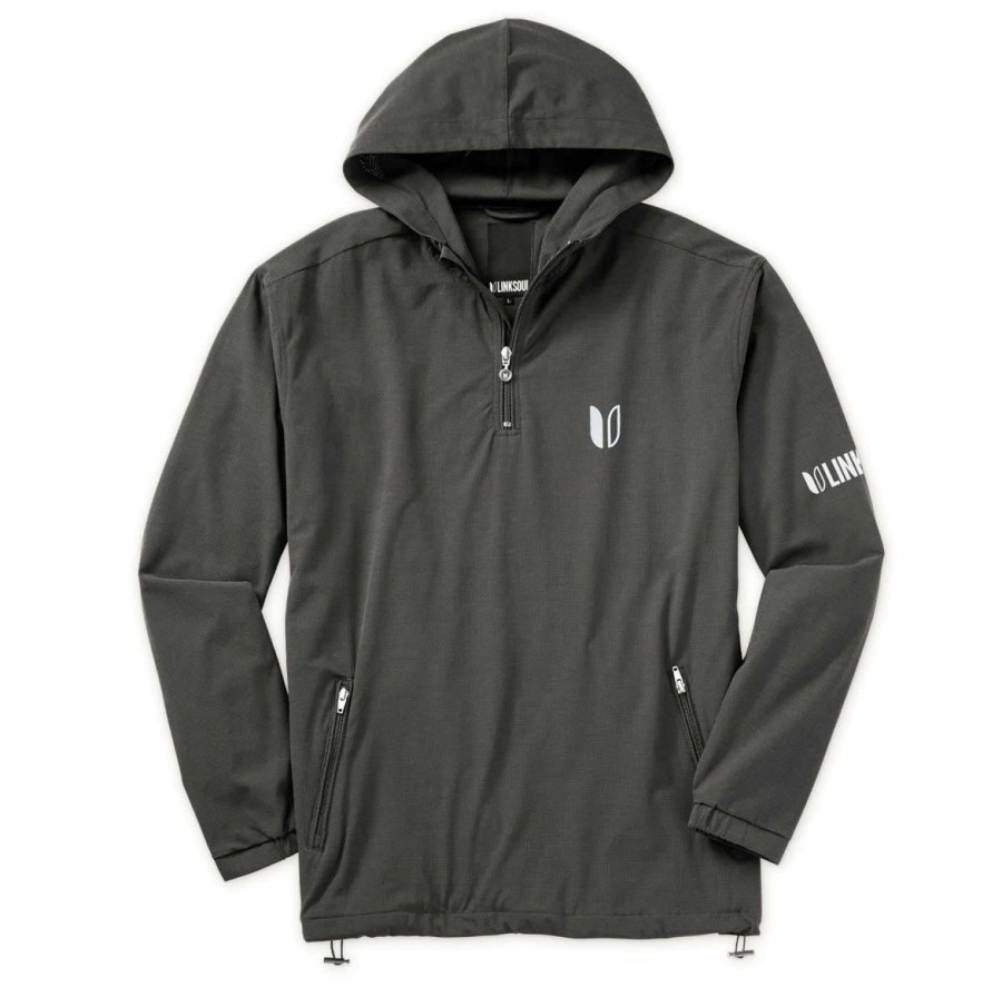 Men Linksoul Tour Logo | Tour Logo Boardwalker Ac Hooded Quarter-Zip