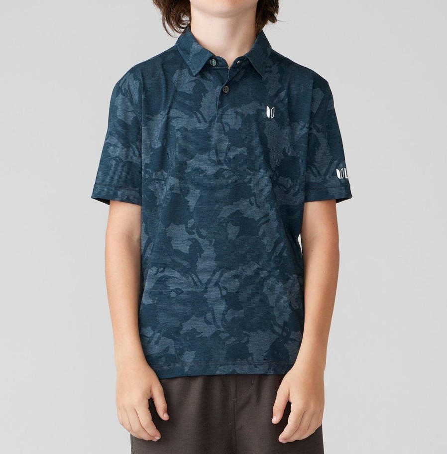 Kids Linksoul | Kid'S Printed Delray Polo