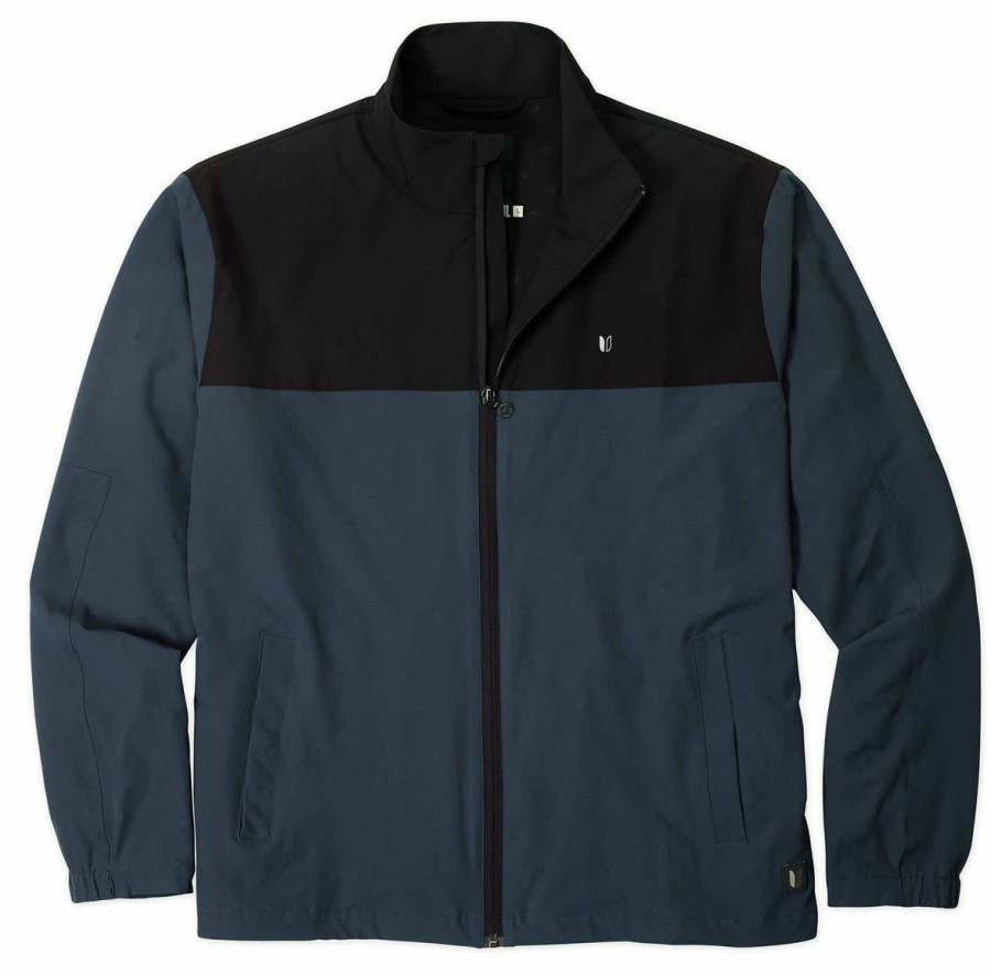 Men Linksoul Windbreakers | Colorblock Stormer Full-Zip Windbreaker