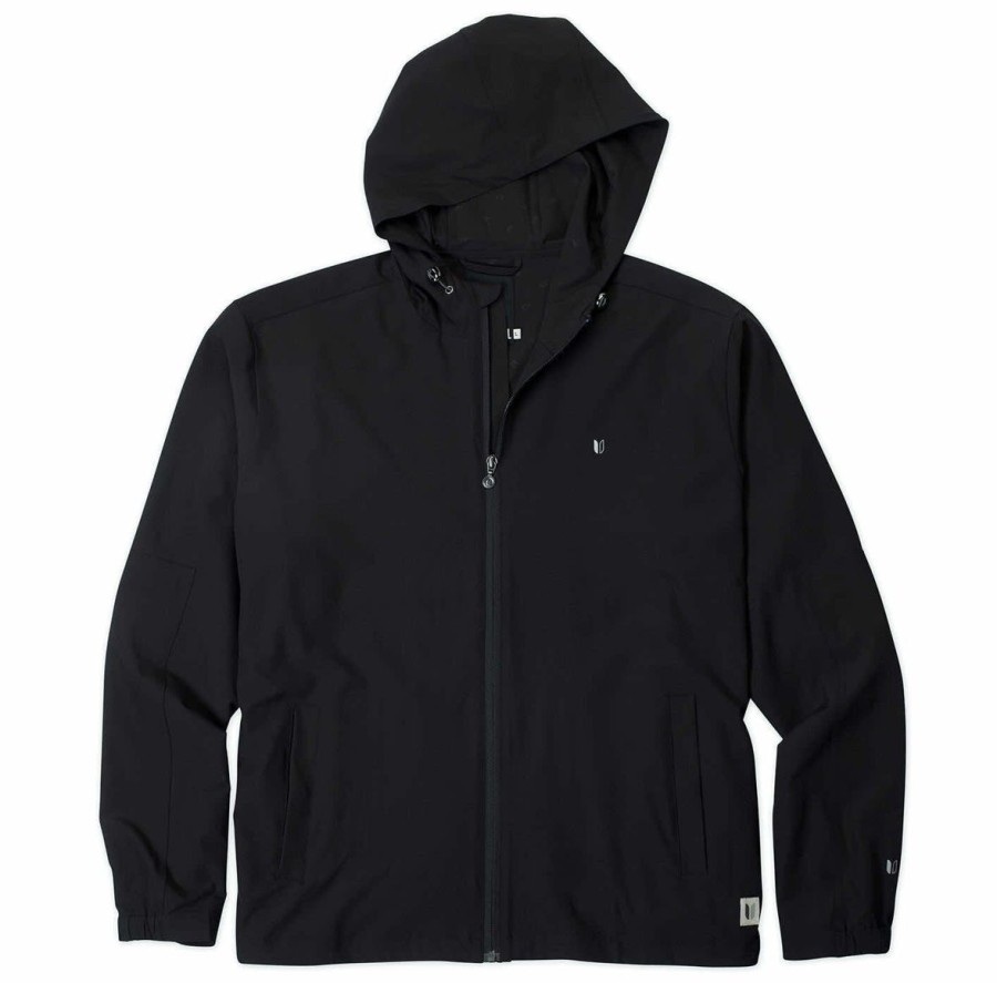 Men Linksoul Outerwear | Stormer Hooded Full-Zip Windbreaker