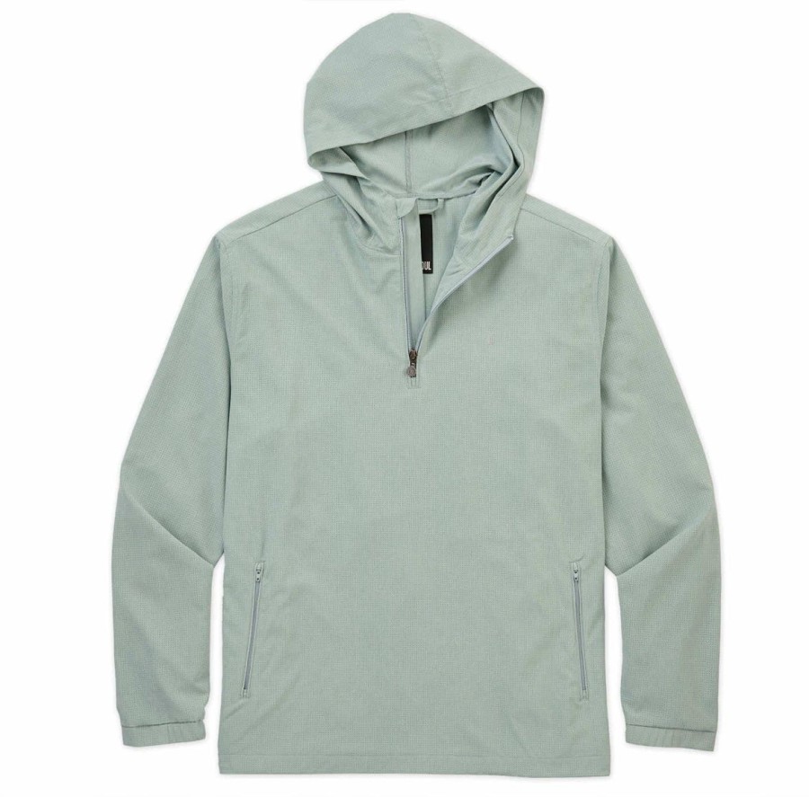 Men Linksoul Hoodies | Boardwalker Ac Hooded Quarter-Zip