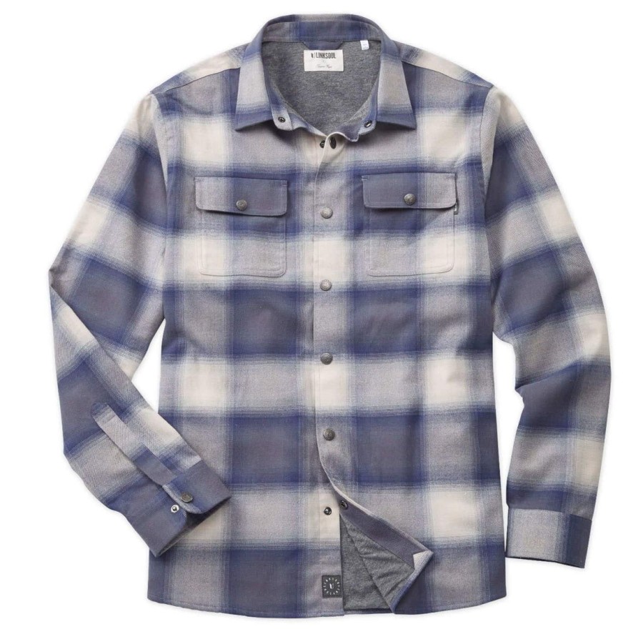 Men Linksoul Outerwear | Plaid Shirt Jacket