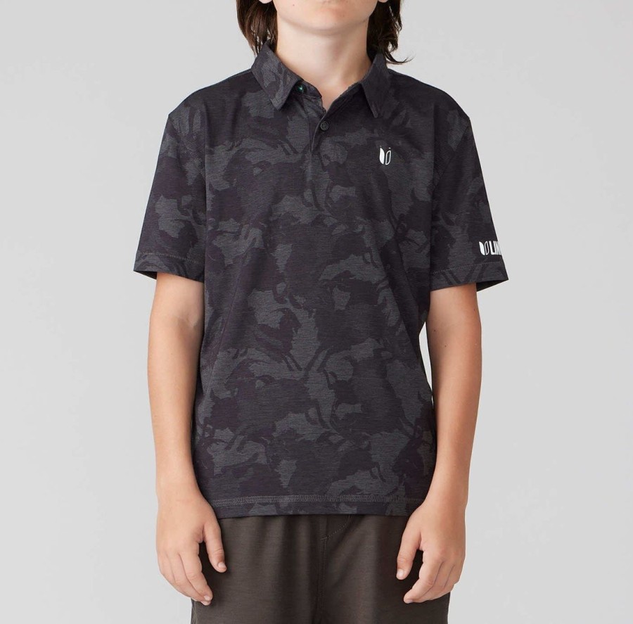 Kids Linksoul | Kid'S Printed Delray Polo