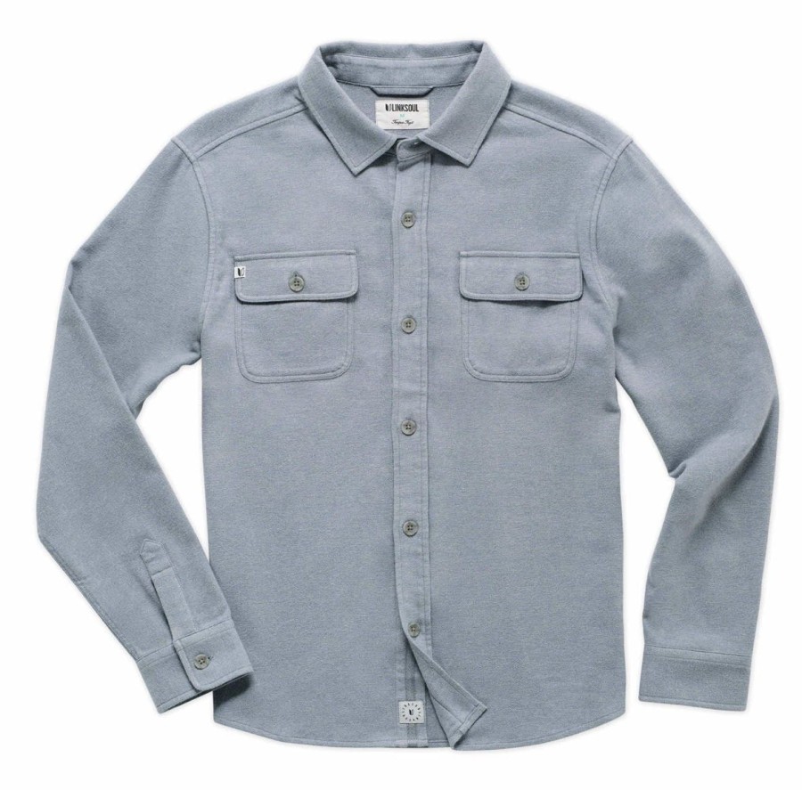 Men Linksoul Full Buttons | Anchorage Seawool Shacket