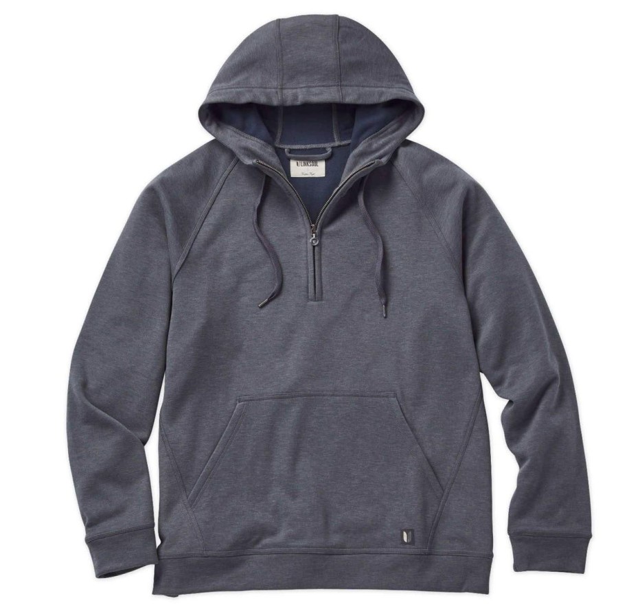 Men Linksoul Sweaters & Pullovers | Driver Quarter-Zip Hoodie