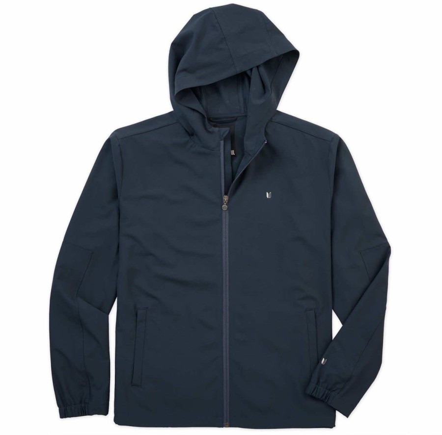 Men Linksoul Windbreakers | Stormer Hooded Full-Zip Windbreaker