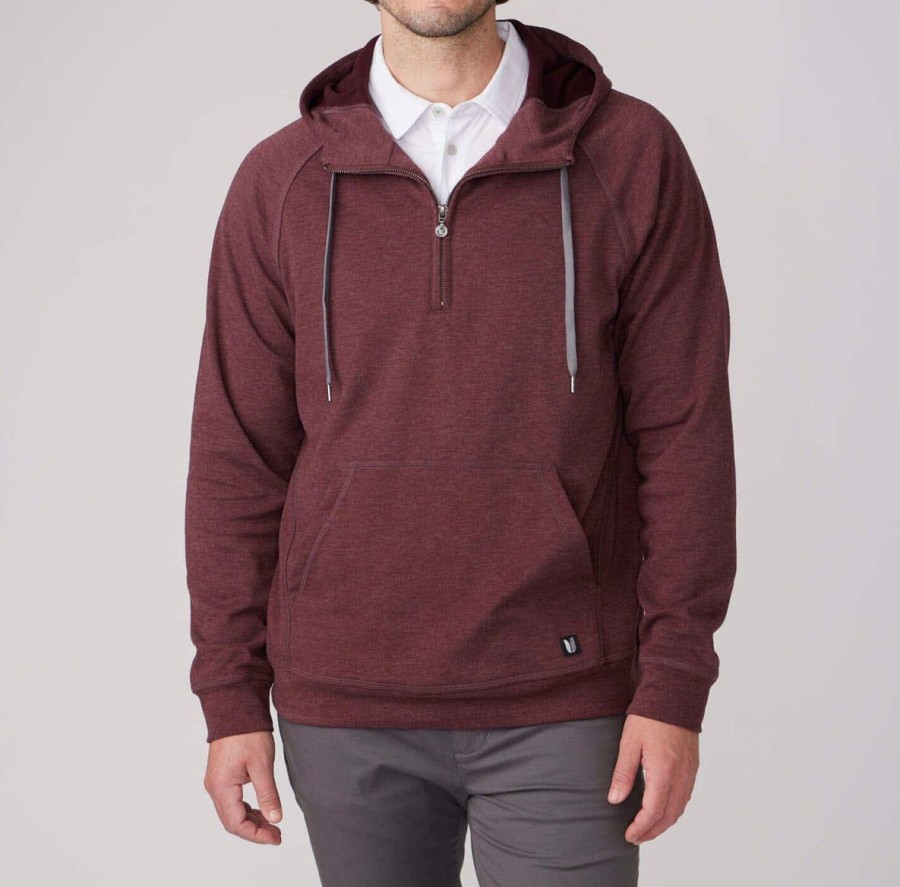 Men Linksoul Sweaters & Pullovers | Driver Quarter-Zip Hoodie