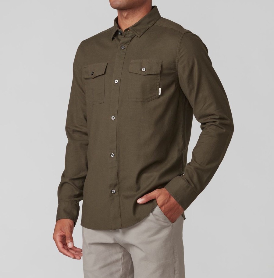 Men Linksoul Full Buttons | Del Mar Long Sleeve Shirt