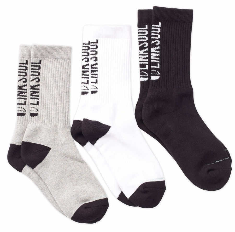 Accessories Linksoul Golf Gear | Crew Sock 3-Pack